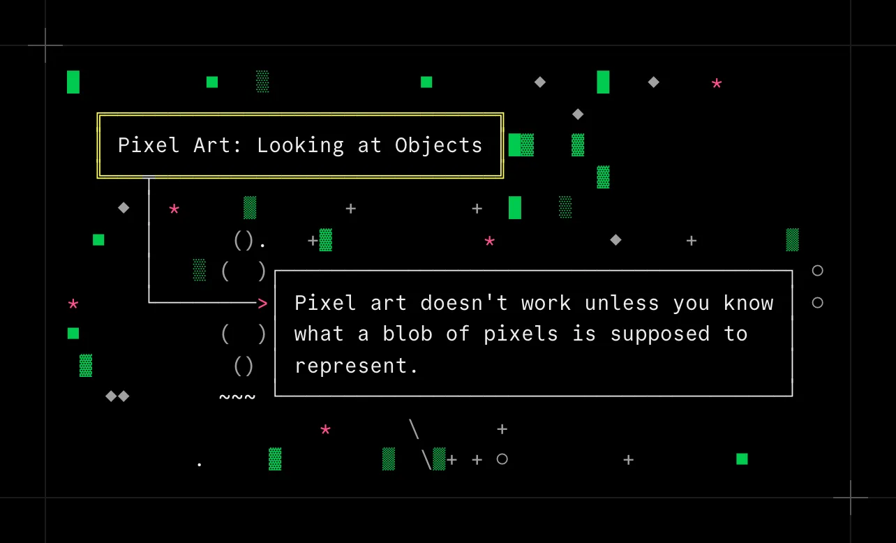Pixel Art: Looking at Objects