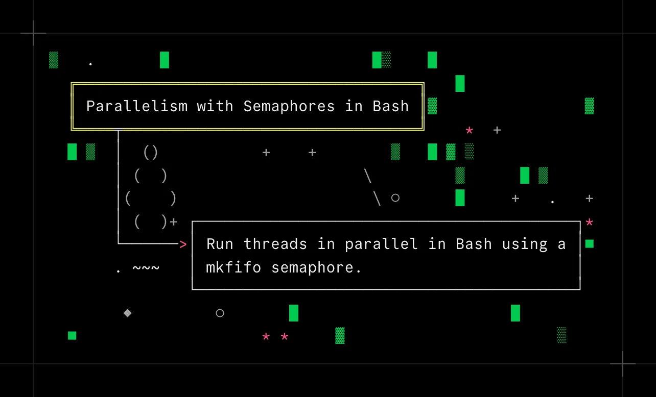 Parallelism with Semaphores in Bash