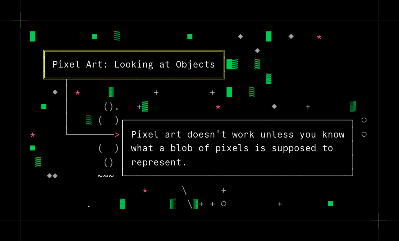 Pixel Art: Looking at Objects