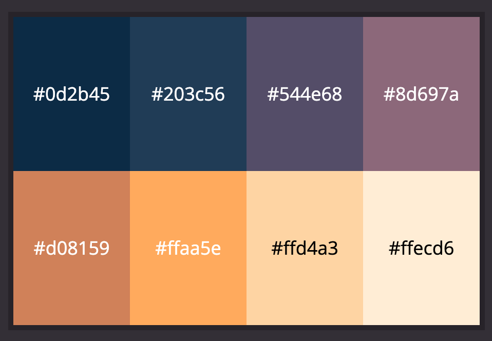 SLSO8 color palette