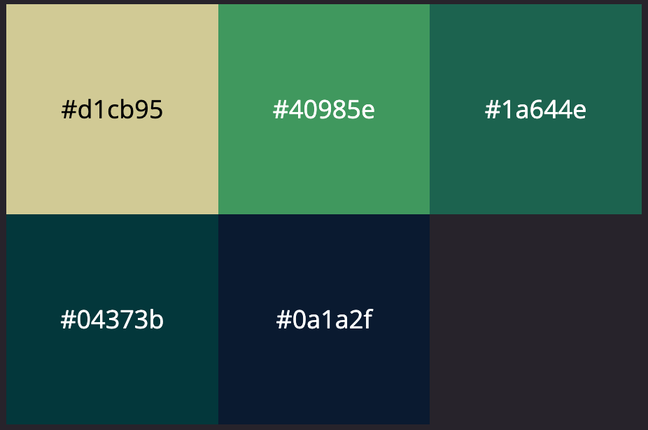 Slimy 05 color palette